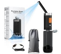 PChero Bidet de voyage portable 400 ml, rechargeable douche électrique IPX6 étanche, nettoyant personnel, bébé, puerpéralité, handicap