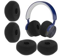 PChero Lot de 2 paires de coussinets lavables en tissu tricoté pour casque supra-auriculaire Compatible avec coussinets de 8,9 à 10,9 cm