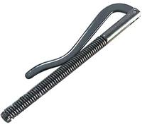 Pchnfei 1 pince à billets en métal noir à deux volets pour remplacer des pièces de rechange avec pince à ressort, porte-monnaie, étuis à cartes, pinces à billets, Noir , Standard, Pince à billets à