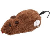Pchnfei Jouet à remonter en forme de souris à fourrure - Jouet réaliste - Jouets mobiles amusants pour chat et animaux - Jouet interactif pour chat et chaton