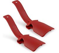Pchnfei Lot de 2 paires de chaussures paresseuses faciles à porter pour personnes âgées, personnes âgées handicapées, hommes et femmes, chausse-pied en plastique compatible avec toutes les chaussures