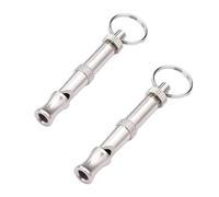 Pchnfei Lot de 2 sifflets à ultrasons réglables pour chien, sifflet portable pour animal domestique, sifflet supersonique pour le dressage, le dressage et le comportement, sifflets pour chien