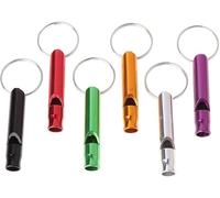Pchnfei Lot de 6 sifflets de dressage à ultrasons en métal pour chiens de petite et grande taille - Sifflets de dressage pour chiens de petite et grande taille - Sifflets pour chien qui font venir les