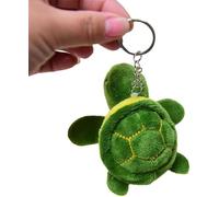 Pchnfei Mini tortue verte en peluche - Adorable tortue de mer - Décoration de fête pour adultes - Cadeau d'anniversaire - Accessoires de sac en peluche, Vert, Mini