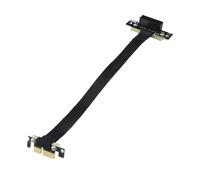 PCI-e 3.0 Riser Kabel, X1 to X1, M to F, 90° to 90°, PCIe Extender Jumper for Graphics, Cable Length 20cm, P311MF5520
