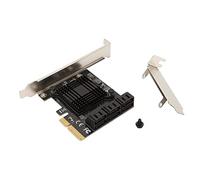 PCI E à 3,0 Carte d'extension 6,0Gbps avec 6 interfaces SATA3.0 pour Une capacité de Stockage améliorée Compatible avec 4X 8X 16x pour Les mises à Niveau SSD