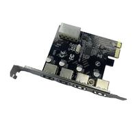 PCI-E to USB 3.0 Expansion Card 4 Port PCIE USB3.0 Desktop IDE Power