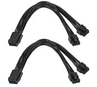 PCI-Express 8 Pin to 2 x 8 Pin GPU Graphics Card to Dual PCIe Splitter Pin Adapter (6+2)