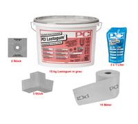 PCI Set D'Étanchéité Complet 15 KG Gris Étanche Flexible Couche Étanchéité