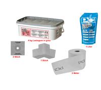 PCI Set D'Étanchéité Complet 4 KG Gris Étanche Flexible Couche Étanchéité