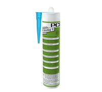 PCI Silcofug E Mastic élastique en silicone 310 ml pour l'intérieur et l'extérieur avec tulle kör4u inclus (60 noir marron)