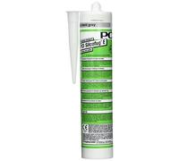 PCI Silcofug E Mastic silicone élastique prêt à l'emploi, Anti-champignons, Résistant aux intempéries et aux UV, Blanc brillant
