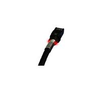 PCI6Patch - Cordon de raccordement - RJ-45 (M) pour RJ-45 (M) - 2.4 m - FTP - CAT 6a - démarré, sans halogène - noir