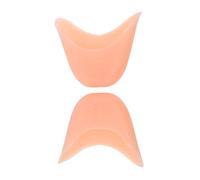 PciDinFo 1 Paire de Protège-pointes de Ballet, Coussinets de Protection pour L'avant-pied et Les Orteils, En Gel de Silicone Souple et Respirant, Beige avec trou