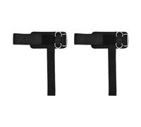 PciDinFo 2 Bandes de Poignet pour L'haltérophilie, avec Double Anneau en D pour Une Durabilité Accrue, pour Le Port D'appareils de Musculation Lors de, Noir