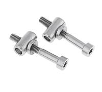 PciDinFo 2 Vis de Fixation de Selle M5 en Alliage de Titane * 30/35/40 Mm, Couleur Titane, M5x30