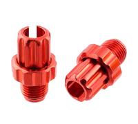PciDinFo 2 Vis de Réglage pour Levier de Frein de Guidon de Vélo, écrou de Réglage pour Câble de de Vélo en Aluminium, Rouge