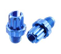 PciDinFo 2 Vis de Réglage pour Levier de Frein de Guidon de Vélo, écrou de Réglage pour Câble de de Vélo en Aluminium, Bleu