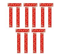 PciDinFo 5 Ensembles de Couplets Du Nouvel An, Papier Xuan, Rouleaux de Calligraphie Vierges Chunlian à Faire Soi-même, Fournitures de Fête pour Créer Des Vœux, Style H