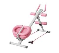 PciDinFo Abdo Machine Équipement Abdos Domicile Exercice Musculaire Pliable Bandes Élastiques Entraînement Exercices Variés Soutien Ajustable Adapté Usage, Rose