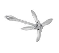 PciDinFo Ancre Pliable Universelle, Grappin, Accessoires de Pêche, Acier Au Carbone Galvanisé, Pliable pour Kayaks, Petites Embarcations, Canoës et Bateaux, 4KG