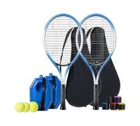 PciDinFo Balle D'entraînement de Tennis avec Corde élastique, Balle de Rebond pour Tennis, Lot de 2 Raquettes