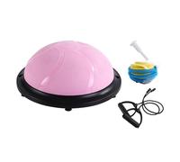 PciDinFo Ballon D'équilibre Demi-Ballon de Gymnastique Polyvalent - Entraînement Complet du Corps pour La Danse Gymnastique, Rose