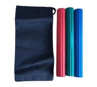 PciDinFo Barre de pour Salle de Sport, Entraînement de Golf, Amélioration de Préhension, Barre de Résistance du Poignet, Bande de Résistanc, Pack de 3 Big Force