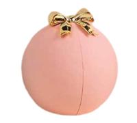 PciDinFo Boîte à Bijoux, Coffret Cadeau, écrin à Bijoux d'une Fleur et d'un Nœud Papillon Uniques pour Mariages et Anniversaires, Rose