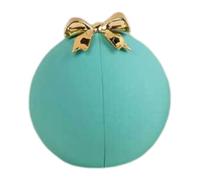 PciDinFo Boîte à Bijoux, Coffret Cadeau, écrin à Bijoux d'une Fleur et d'un Nœud Papillon Uniques pour Mariages et Anniversaires, Bleu