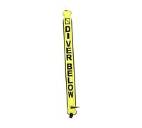 PciDinFo Bouée de Plongée pour Le Balisage de Surface, équipement SMB pour Les Activités Aquatiques, Jaune