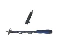 PciDinFo Canne à Pêche Télescopique, Canne Extensible, Canne à Pêche, Canne à Lancer avec Support et Poignée en Acier Inoxydable pour La Pêche en Eau Douce et, Bleu 1.0m