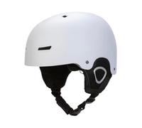 PciDinFo Casque de Ski à Ventilation Renforcée Doublure Intérieure et Coussinets Oreille Détachables Ajustement Précis 360° Matière PP Légère et Solide Con, White M