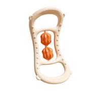 PciDinFo Cercle de Anneau Stretch Relaxation Pilates Outil Dos Jambes Massage Épaules Opener Design Adapté Étirement Sport, Beige-Orange