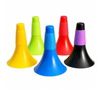 PciDinFo Cône d'Entraînement Basketball Plastique Stable Polyéthylène Bande Texturée Prise en Main Adapté à la Préparation Physique Écoles Salles de Gymnastique