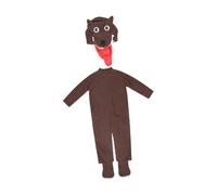 PciDinFo Costume de Loup avec Costume et Chapeau Inclus, Accessoire Animalier pour, En Polyester, Ensemble de Jeu de Rôle, Convient pour Les Fêtes, Brun, XL