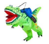 PciDinFo Costume Dinosaure Gonflable Costume Gonflable Déguisement Cheval Polyester Mobilité Aisée Adapté Aux Réunions Familiales Fêtes de Carnaval Animations, 80 à 100 Cm