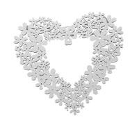 PciDinFo Couronne de Saint-Valentin, Décorations de Saint-Valentin, Cadeaux Suspendus En Forme de Cœur pour La Saint-Valentin, Décoration Murale pour La Saint-, S Blanc
