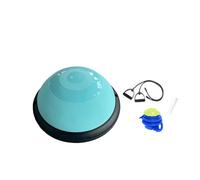 PciDinFo Coussin de Pilates Demi-Ballon D'équilibre 45,7 Cm avec Bande de Résistance pour Le Travail, Bleu