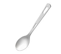 PciDinFo Cuillère Manche Longue Ensemble Fourchette Couteau Spork Ustensiles Extra Solides en Titane Réutilisable Fonction Facile à Transporter Adapté pour Ran, cuillère