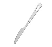 PciDinFo Cuillère Manche Longue Ensemble Fourchette Couteau Spork Ustensiles Extra Solides en Titane Réutilisable Fonction Facile à Transporter Adapté pour Ran, Couteau