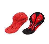 PciDinFo Cuissard de Cyclisme avec Rembourrage en Gel, Doux et Confortable, Coussin de Gel Rouge