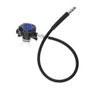 PciDinFo Détendeur de Tuba 2e étage avec Embout Buccal, Accessoire de Réglage de La Respiration, Contrôleur de Respirateur de Plongée, Bleu