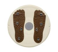 PciDinFo Disque Rotatif pour La Taille, Masseur de Pieds Rotatif, Planche de Fitness Abdominale, Brun