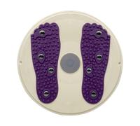 PciDinFo Disque Rotatif pour La Taille, Masseur de Pieds Rotatif, Planche de Fitness Abdominale, Violet