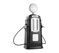 PciDinFo Distributeur de Bière Rétro Pompe Distributeur de Boissons Mini Pompe à Boissons Conception service Vintage Double Compartiments Matéria, Noir