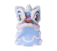 PciDinFo DIY Lion Dance Tête Danse Festival Chinois Kit Manuel Matériaux Créatifs Dragon Année Assemblage Facile Adapté pour Ateliers Scolaires, Bleu