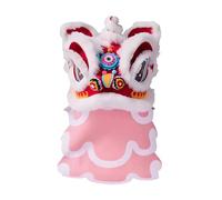 PciDinFo DIY Lion Dance Tête Danse Festival Chinois Kit Manuel Matériaux Créatifs Dragon Année Assemblage Facile Adapté pour Ateliers Scolaires, Couleur Aléatoire