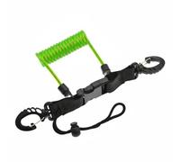 PciDinFo Dragonne de Caméra sous-Marine Dragonne Élastique Caméra Système Fixation Rapide Double Clip Prévention Perte Ergonomique en Nylon et Acier Adaptée, Vert Transparent