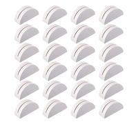 PciDinFo Ensemble de 24 Porte-Noms, élégants et Pratiques, Idéaux pour La Décoration de Bureaux et de Mariages, Blanc